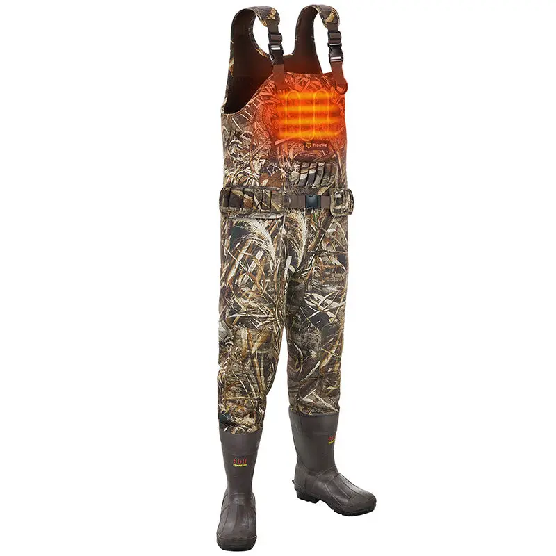 TIDEWE Chest Waders 800G Insulation,  Max5 Neoprene Waders for Hunting&Fishing(Battery not included. Compatible with [Tidewe] batteries)