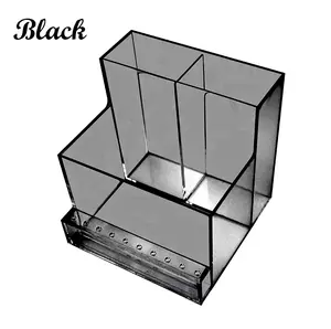 Pottle Nail Machine Holder Nail Art Polishing Drill Storage Box Acrylic Dust Proof Nail Drill Bit Holder Nail Polishing Machine Display Case