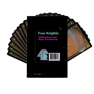 Four Knights Magic The Gathering Non-Basic Land Pack - 100 Authentic Cards for MTG