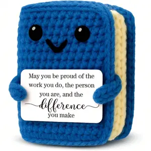 Inspiring Work Gift for Colleagues, Crochet Book 'proud of Your Job,' Positive Keepsake for Retirement, Farewell, New Start, Crochet Gifts