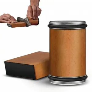 Rolling Knife Sharpener Kit, Knife Sharpener Tool, Professional Knife Sharpening Tool, Diamond & Ceramic Disc System, Easy Manual Knife Sharpener for Kitchen Knives