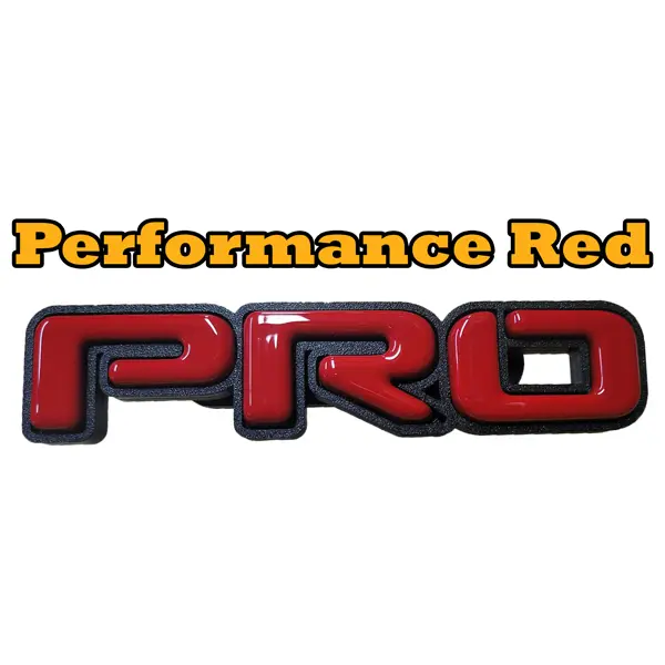 Toyota Pro Grille Badge color matched painted