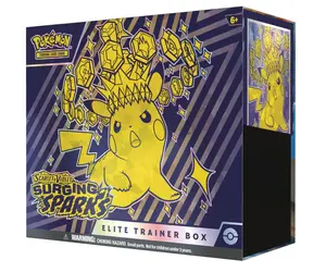 Surging Sparks Elite Trainer Box - SV08 request live opened or otherwise shipped sealed