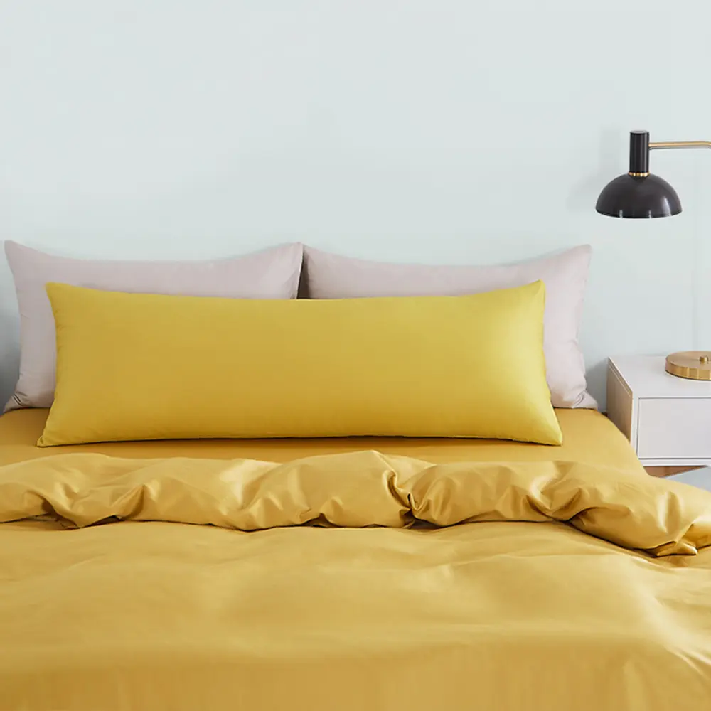 Bedsum Brushed Microfiber Body Pillow Cover, Super Soft with Envelope Closure, for Side Sleepers
