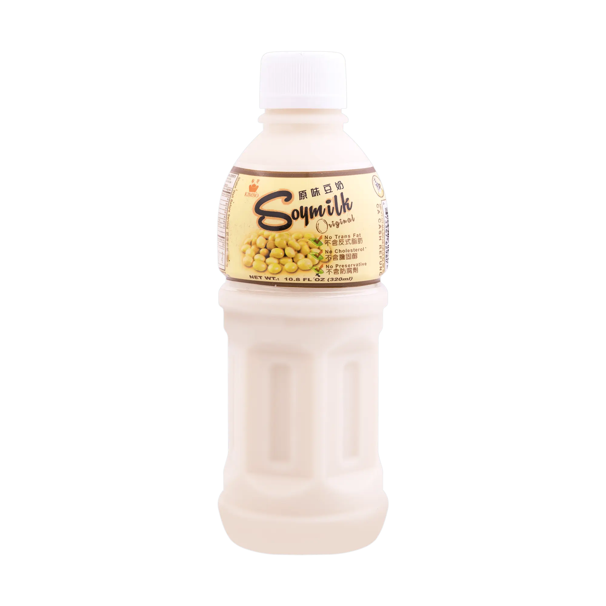 KIMBO Original Soy Milk Drink Taiwan 320ml - Authentic Taiwanese Flavor, Non-GMO, Refreshing Beverage