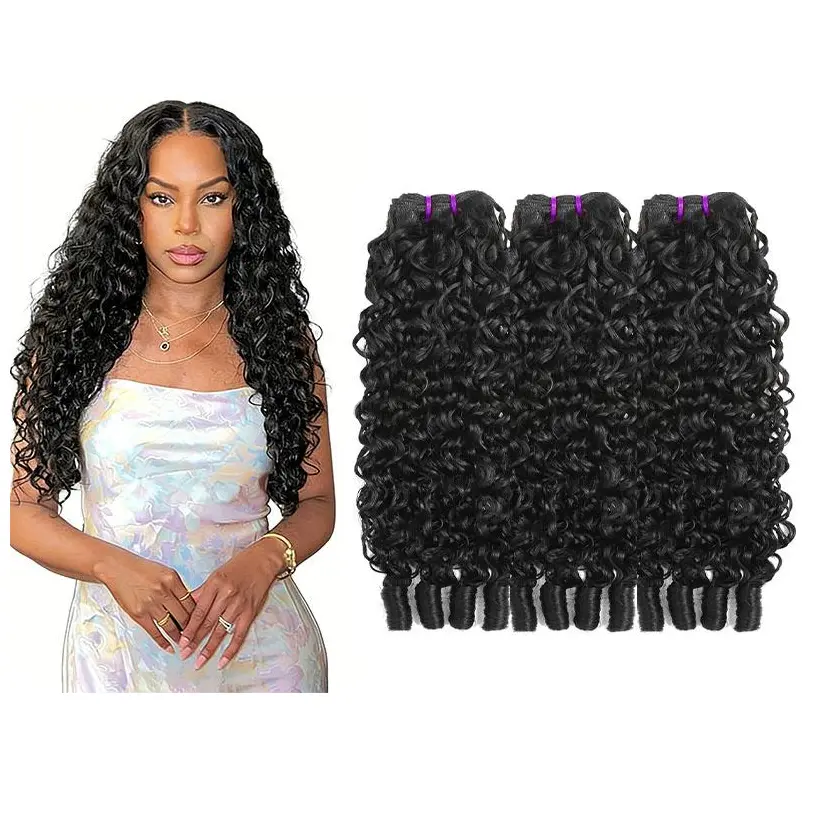 Estrella Hair【Live Only】Burmese Curly 3 Bundles Human Hair 14A Grade Unprocessed Vietnamese Virgin Hair Weave with Spiral End 3c4a Quick Weave Real Human Hair Extensions for Black Women（16~24 inch）
