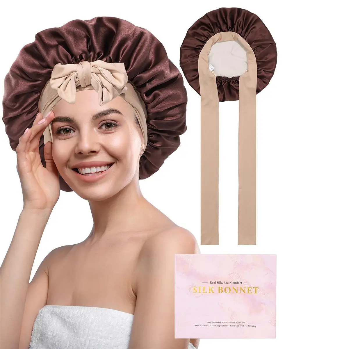 Dark Brown Light Champagne