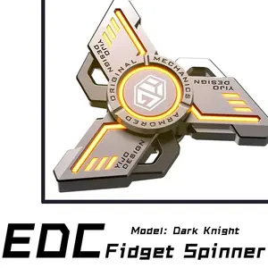 Glow. Metal EDC Fidget Spinner fidget toy Stress Relief Pressure Relief. Hand Toy Cool Spinning Top Adult Gift for Boys