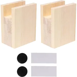 2 count Bed Risers Furniture Riser Heavy Duty Bed Lifts in Heights of 4Inches (add Height 10cm)
