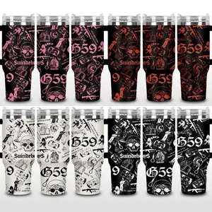 [Collection] Elysian Sip - $uicideboy$ 40oz Tumbler High-Quality Insulated Tumbler, G59 Fans Tumbler With Handle, Rap Lover Gift Tumbler, Leakproof Travel Mug.