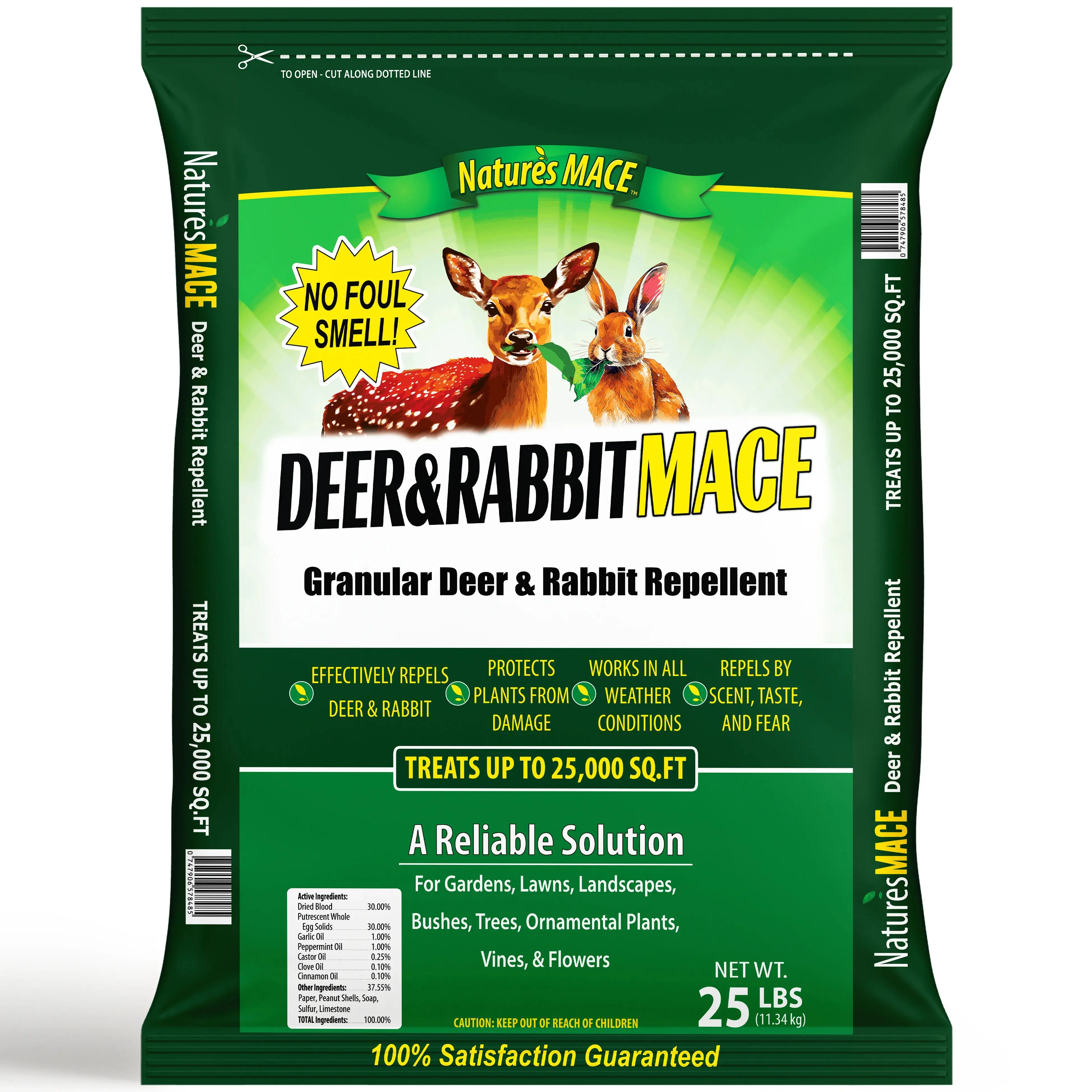Deer & Rabbit MACE Granular Pest Control - Solids, Multicolor Home Care Supply for Indoor Insect Control
