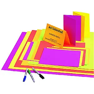 Art Supplies  22 X 28 In. Poster Board - Neon Pink