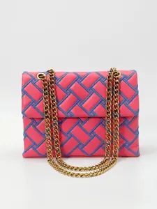 2026 Women's New European Style Chain Bag, Solid Color Rhombus Embroidery, Large Capacity Crossbody Shoulder Bag, Perfect for Commuting