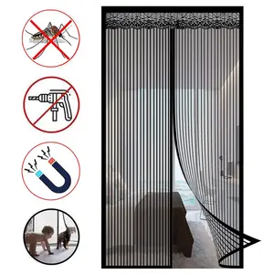 Magnetic Screen Door Mesh, Spring & Summer Mosquito-Free Design, Pet-Friendly Walk-Through Closure, / Options