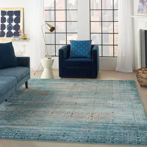 Nourison Karma Heirloom Soft Bohemian Area Rug, Boho Style Decorative Rug Mat, Geometric Graphic Indoor Carpet