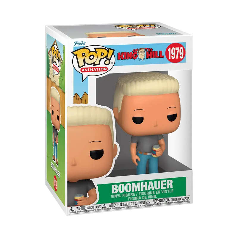 Funko POP Animation: King of the Hill - Boomhauer w/ vRare Pop Protector Included