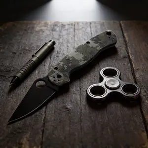 C81 Premium Tactical Folding Knife, Heavy-Duty EDC Pocket Knife, Durable Outdoor Survival Tool for Men