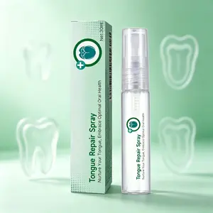 Tongue Repair Spray – Tongue Cleaner for Fresh Breath. Repairs White Tongue Coating, Relieves Dryness, Cracking & Swelling. Oral Care Spray.