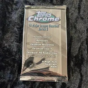 One Pack of 1998 Topps Chrome Series 2 MLB Baseball Trading Cards