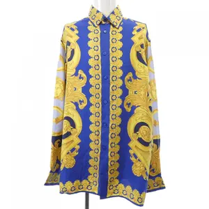 Pre-owned VERSACE Silk Small Leather Goods 1003941 Shirt