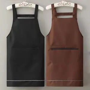 Women's Kitchen Apron Waterproof Oil-Resistant Sleeveless Fashionable Cute Bib Workwear for Men & Women, Home Cooking Essential