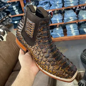 Botín Python Imit. Miel Tennessee