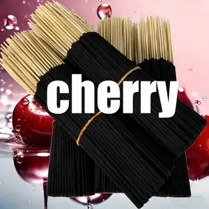 Handmade Cherry Scented Incense Sticks, Long-Lasting Artificial Wood Incense, Safe Non-Irritating, Indoor Outdoor Use, Camping Travel Garden Holidays, Home Fragrances Aroma