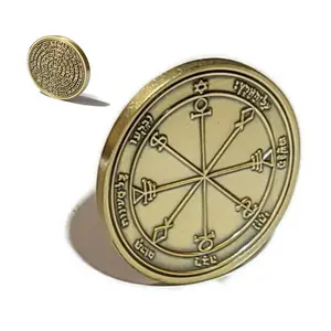 Sixth Pentacle of the Moon 72 names of God Decor Religious