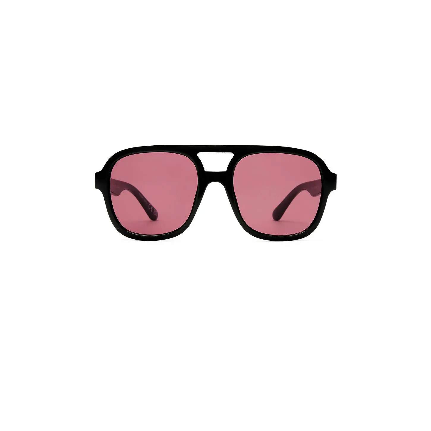 AIRE Whirlpool Sunglasses in Black & Pink Tint