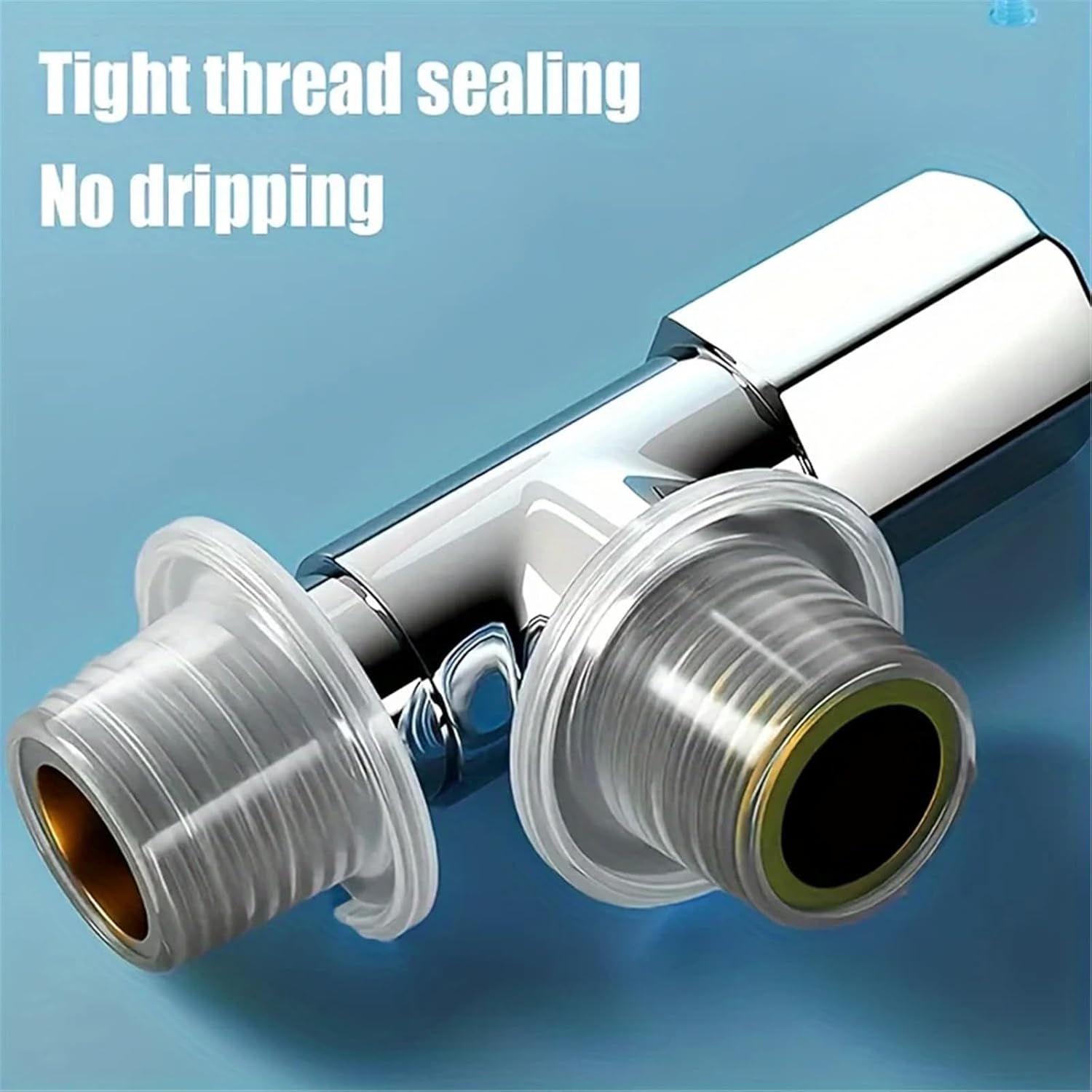 Faucet Leak-Proof Sealing Gasket, 30pcs Silicone Raw Material Belt Hose Sealing Washer Plug for Faucet Triangle Valve, White