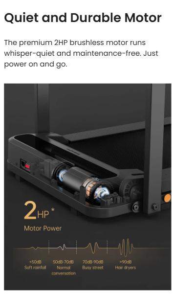 WalkingPad  MX10 Vertical Fold Treadmill | Upright Storage & 6.5MPH