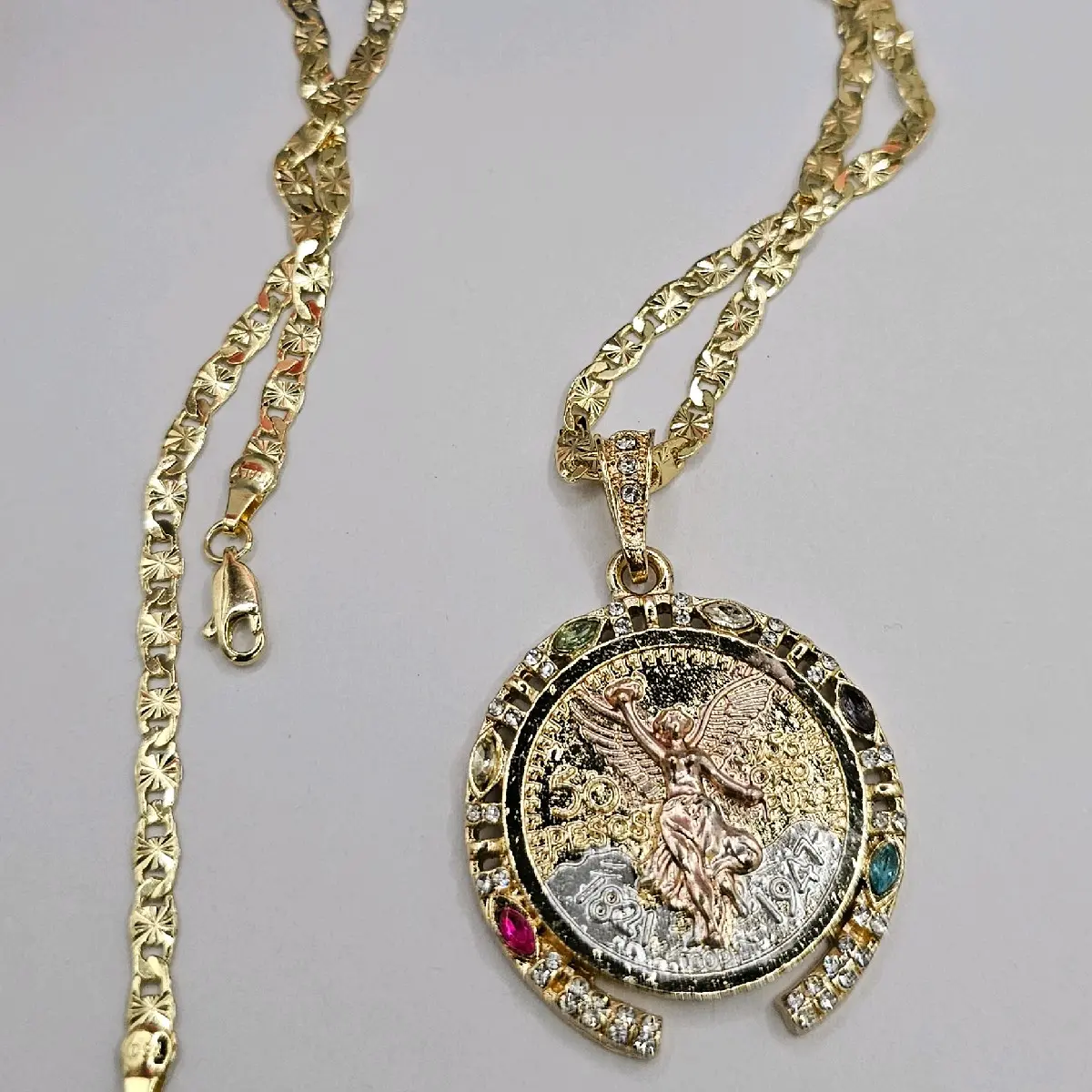 centenario chain fashion style Gold-plated 24"inches