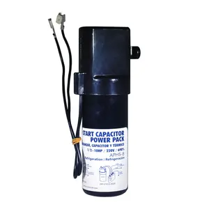 Appli Parts APHS-6 1/12 to 10 HP, 110/220 V, 1 Ph, Hard Start kit Capacitor power pack booster for air conditionning and refrigeration compressors, Up to 690 percent Torque