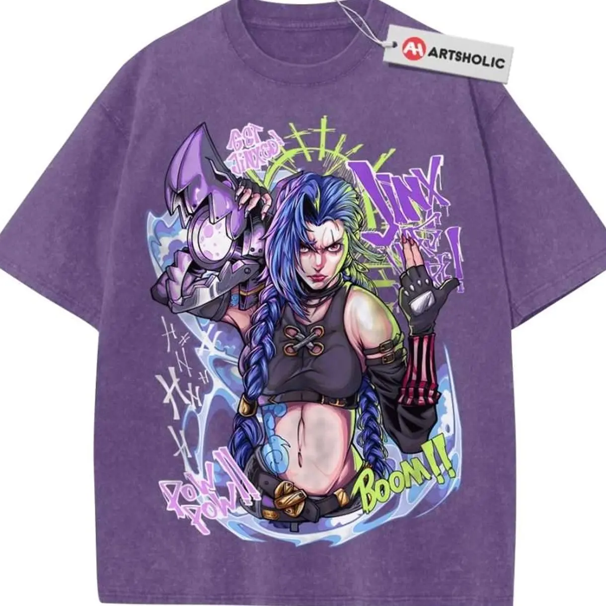 Jinx – Arcane Shirt, League of Legends Shirt, Game Shirt, Vintage T-Shirt