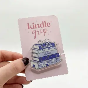 Blue Bookish Kindle Grip  Kindle Holder  Phone Holder  Kindle Accessories  Bookish Gift