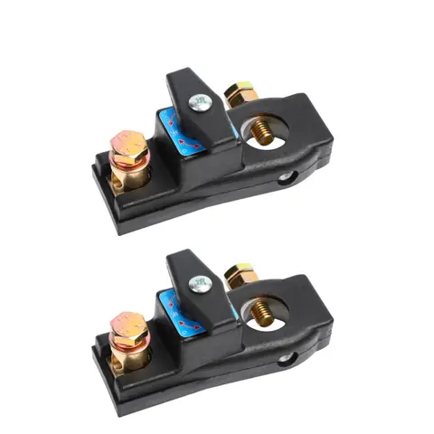 Battery Disconnect Switch, Heavy Duty Battery Shut Off Switch, Current Master Battery Power Cut Isolator Kill Switch, Quick Disconnect Battery Cut Off Universal Switch for Car, RV and Boat