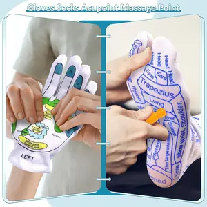 Reflexology Socks With Massage Tools For Pain Relief, Foot Pain Relief Acupressure Socks With Massage Accessories For Ultimate Foot Relief