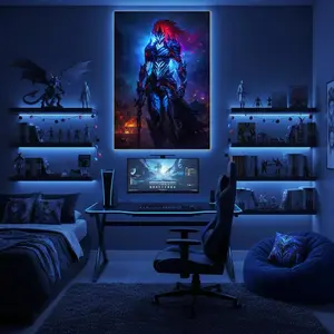 [Sale off up to 65%][Free Ship][No Frame] Anime Poster Solo Leveling, Igris, Premium Poster