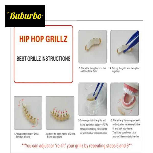 【2026 TREND ALERT】Artisan-crafted Hip Hop Cubic Zirconia Teeth Grills | Punk Artistic Accessory Set | For Rappers & Cosplayers