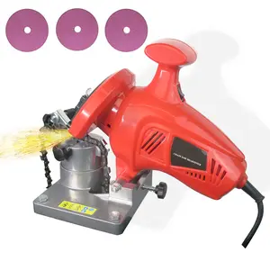 Electric Chainsaw Sharpener Power Tool, 250W High-Speed Chain Grinder-Wheel, Adjustable Angle, Heavy-Duty, Secure Mounting Base for Stability, Tool Kit for 1/4"-3/8" Pitch Chains, Manufacturer Warranty