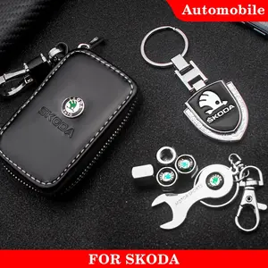 Skoda Car Accessories Keychain/key Holder, Horse Shoe Ring, Fits Skoda Rapid, Superb, Kodiaq, Octavia, Fabia, Yeti Models