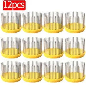 12Pcs Beekeeping Queen Needle Type Bee Cage Stainless Steel Catching Catcher Equipment，beekeeping tools