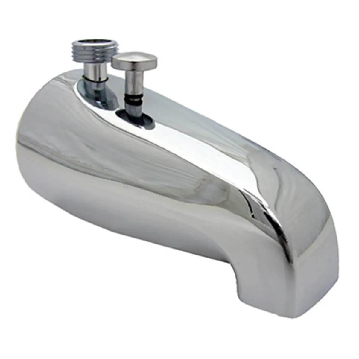 212 MAIN Chrome Bathtub Shower Diverter Spout, 0.38x0.5 in., with Outlets and Female Threads