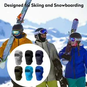 6 Pack Balaclava Ski Mask, Men Women Summer Face Mask Cooling Neck Gaiter Full Head Mask Face Cover – Skiing, Snowboarding, Motorcycle, UV Protection