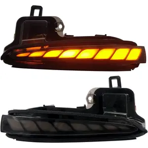 Car Led Side Mirrors Sequential Dynamic Turn Signal Lights Indicator 2pcs/Pair for Toyota Tacoma 2016-2023, RAV4 2019-2025, Highlander 2020-2025 (Type B)