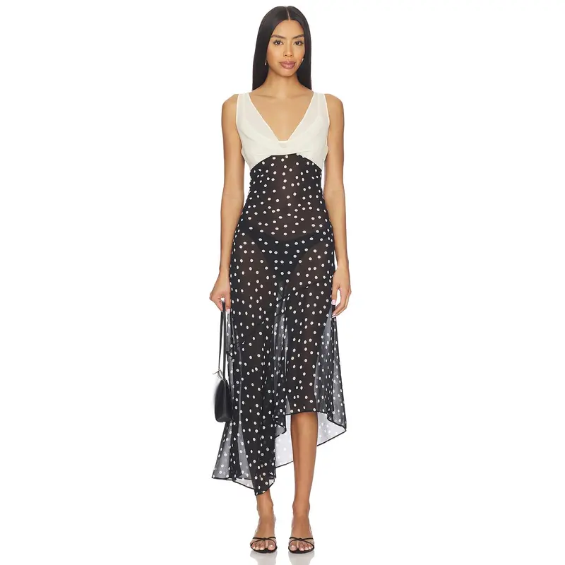 lpa black polka dot dress - TikTok Shop