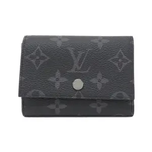 Pre-owned Louis Vuitton Canvas Small Leather Goods Monogram Eclipse Victor Wallet Wallet