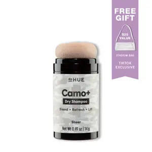 dpHUE Camo+ Tinted Dry Shampoo Powder - Oil Absorption, Instant Lift, Gray Blending  and Filling Sparse Areas