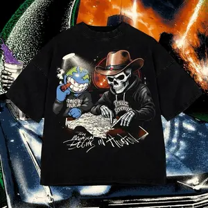 Invasion Of Houston Cool Texas Washed T-Shirt For Men, Graphic Vintage Acid Wash Heavy Cotton Tee, Streetwear Oversized Cowboys Texas Mexican Fans, Made In US