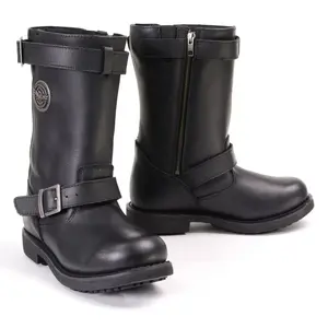 Milwaukee Leather Women's Classic Engineer Motorcycle Leather Rider Boots